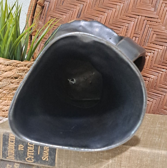 J. Schatz Brutal Coffeemaker Carafe Only Metallic Black Pottery - Picture 8 of 9